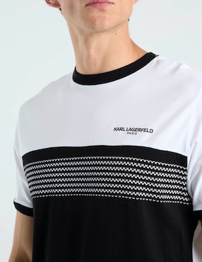Playera karl lagerfeld paris cuello redondo para hombre