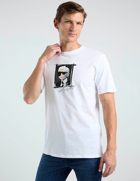 Playera Karl Lagerfeld Paris cuello redondo para hombre