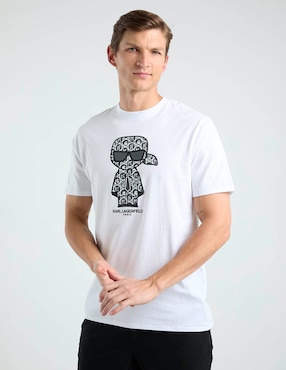 Playera karl lagerfeld paris cuello redondo para hombre