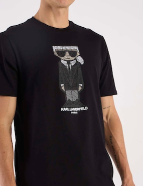 Playera Karl Lagerfeld Paris cuello redondo para hombre