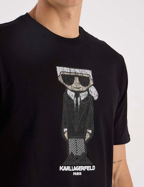 Playera Karl Lagerfeld Paris cuello redondo para hombre