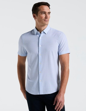 Camisa casual Perry Ellis manga corta para hombre