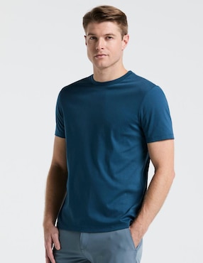 Playera Perry Ellis cuello redondo para hombre