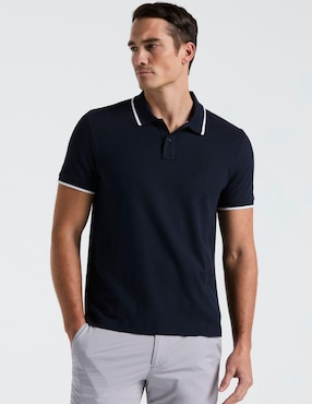 Playera tipo polo Perry Ellis para hombre