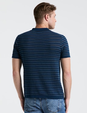 Playera tipo polo Perry Ellis para hombre