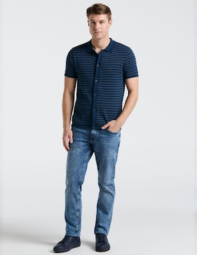 Playera tipo polo Perry Ellis para hombre