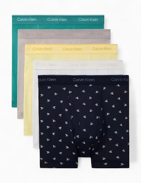 Set bóxer brief Calvin Klein de algodón para hombre 5 piezas