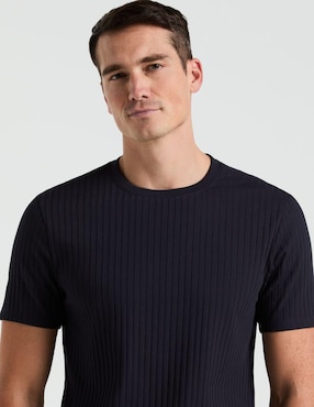 Playera Perry Ellis cuello redondo para hombre