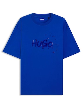 Playera Hugo Blue cuello redondo para hombre