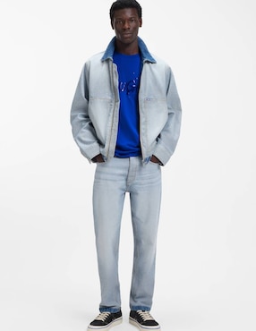 Playera Hugo Blue cuello redondo para hombre