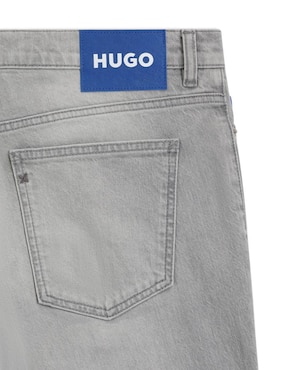 Jeans straight Hugo Blue lavado claro para hombre