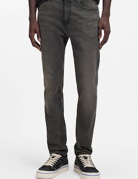 Jeans Slim Hugo Blue Ash 1027 lavado medio para hombre