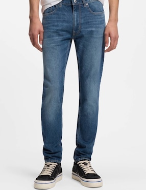 Jeans Skinny Hugo Blue lavado medio para hombre