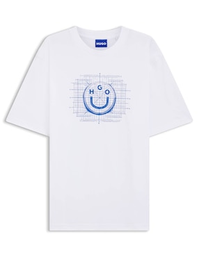 Playera Hugo Blue cuello redondo para hombre