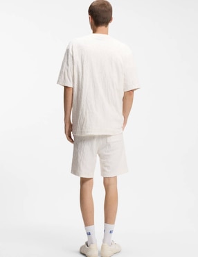 Playera Hugo Blue cuello redondo para hombre