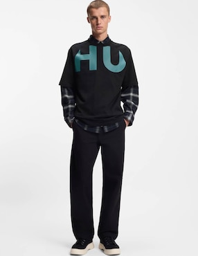 Playera Hugo Blue cuello redondo para hombre