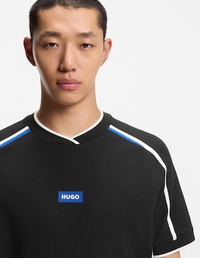 Playera Hugo Blue cuello redondo para hombre