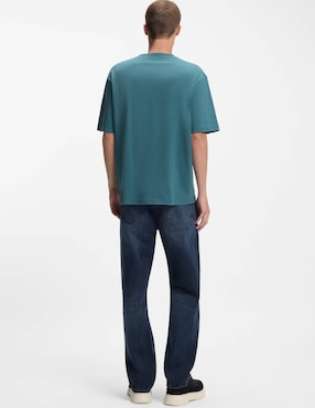 Playera Hugo Blue cuello redondo para hombre
