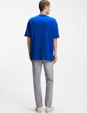 Playera Hugo Blue cuello redondo para hombre