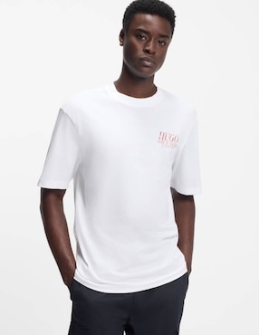 Playera Hugo Blue cuello redondo para hombre