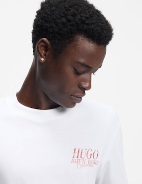 Playera Hugo Blue cuello redondo para hombre