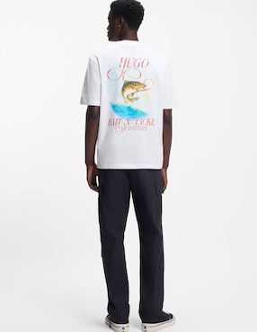 Playera Hugo Blue cuello redondo para hombre