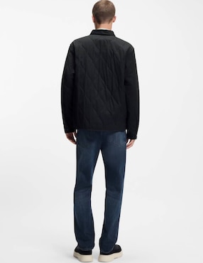 Chamarra Hugo Blue capitonada para hombre