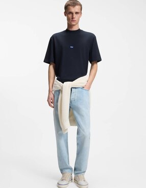 Playera Hugo Blue cuello redondo para hombre
