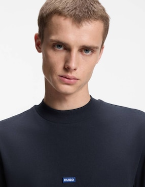 Playera Hugo Blue cuello redondo para hombre