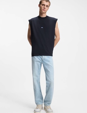 Playera Hugo Blue cuello redondo para hombre