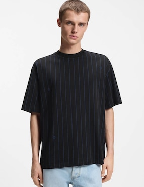 Playera Hugo Blue cuello redondo para hombre