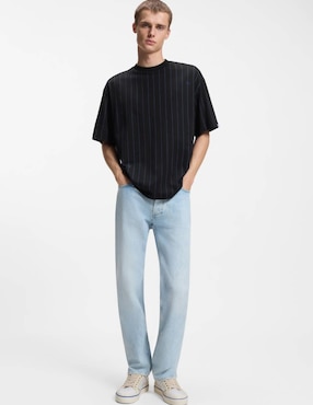 Playera Hugo Blue cuello redondo para hombre