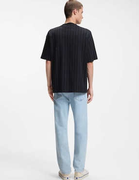 Playera Hugo Blue cuello redondo para hombre