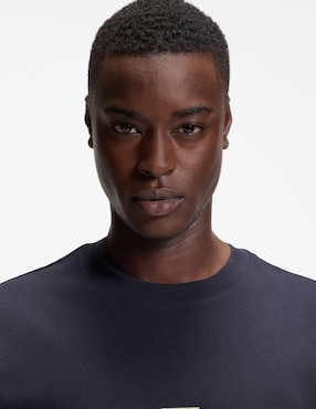 Playera Hugo Blue cuello redondo para hombre