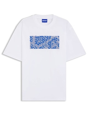 Playera Hugo Blue cuello redondo para hombre