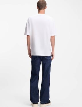 Playera Hugo Blue cuello redondo para hombre