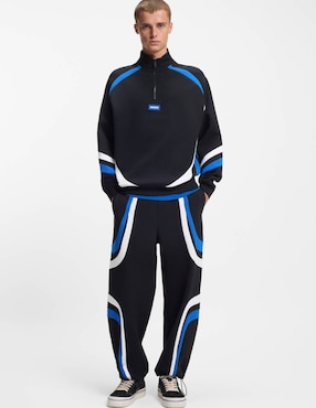 Pants regular Hugo Blue con elástico para hombre