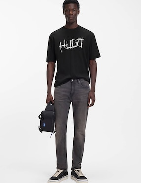 Playera Hugo Blue cuello redondo para hombre
