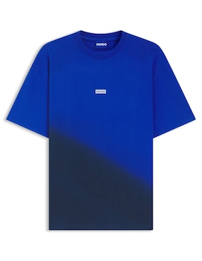 Playera Hugo Blue cuello redondo para hombre