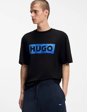 Playera Hugo Blue cuello redondo para hombre