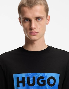 Playera Hugo Blue cuello redondo para hombre