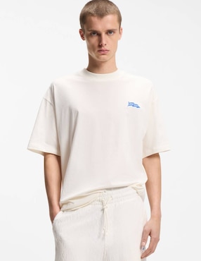 Playera Hugo Blue cuello redondo para hombre