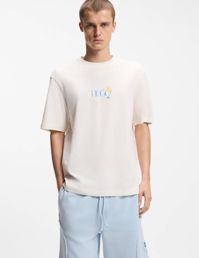 Playera Hugo Blue cuello redondo para hombre