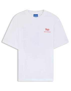 Playera Hugo Blue cuello redondo para hombre