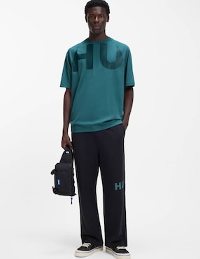 Playera Hugo Blue cuello redondo para hombre