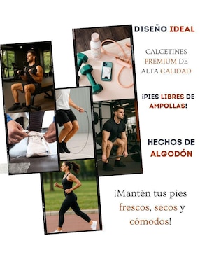 Set de tín John transpirable Specialized Socks de algodón para hombre 6 pares