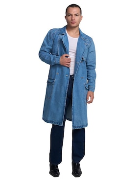 Gabardina a la rodilla MCHK para hombre