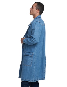 Gabardina a la rodilla MCHK para hombre