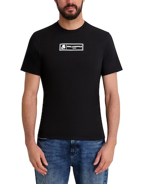 Playera Karl Lagerfeld Paris cuello redondo para hombre