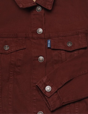 Chamarra denim Indicum Denim de mezclilla con bolsillos para hombre